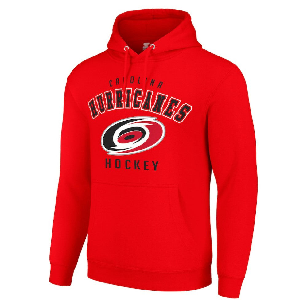 Carolina Hurricanes Starter Logo Pullover Hoodie Red