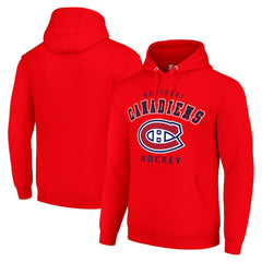 Montreal Canadiens Starter Logo Pullover Hoodie Red