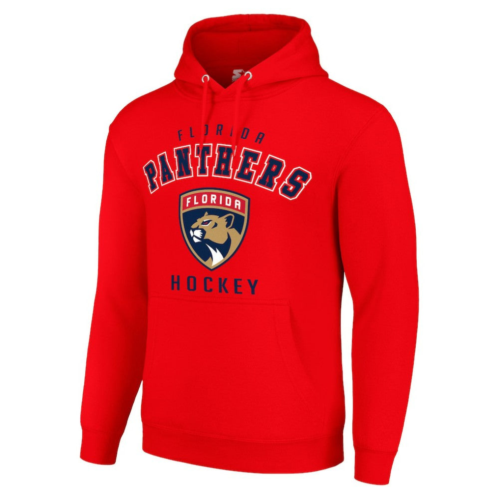 Florida Panthers Starter Logo Pullover Hoodie Red