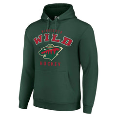 Minnesota Wild Starter Logo Pullover Hoodie Green