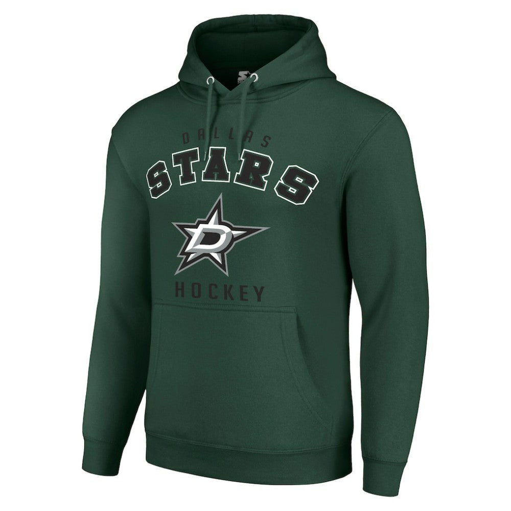 Dallas Stars Starter Logo Pullover Hoodie Green