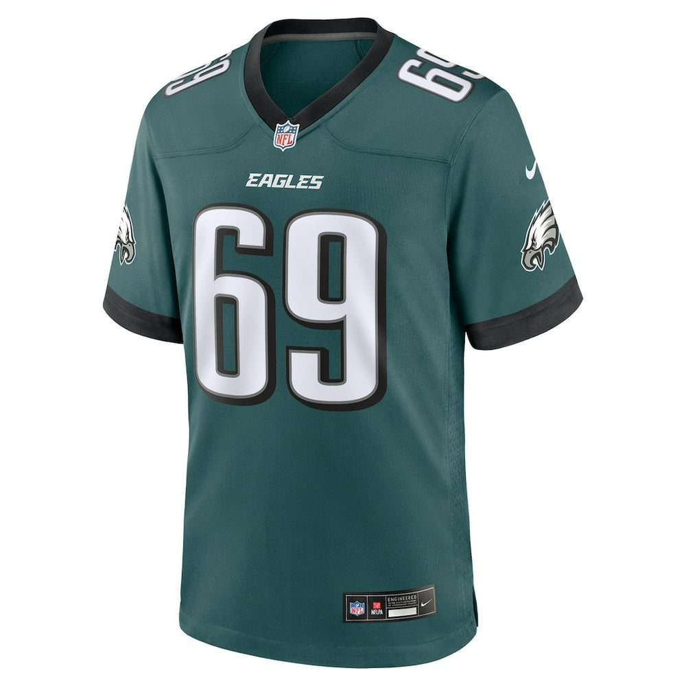 Landon Dickerson Philadelphia Eagles Team Game Jersey - Midnight Green