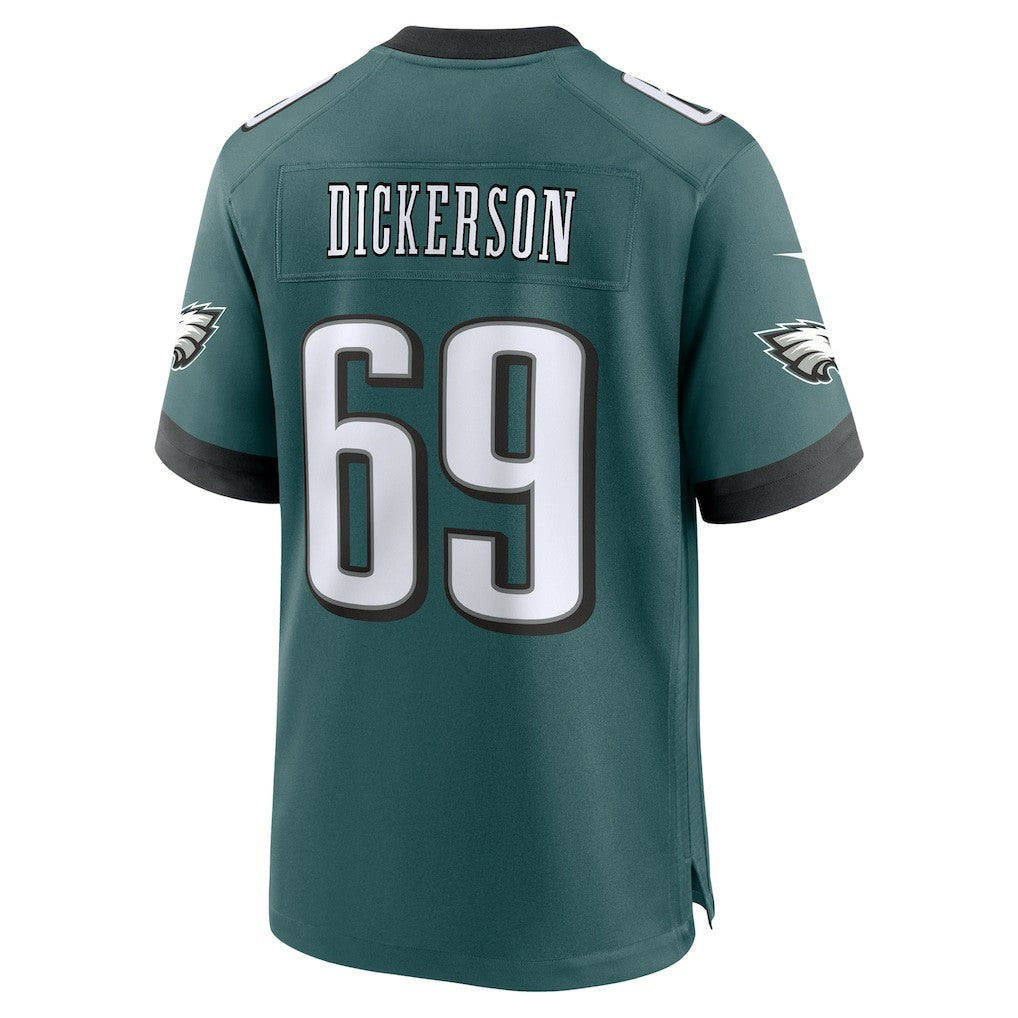Landon Dickerson Philadelphia Eagles Team Game Jersey - Midnight Green