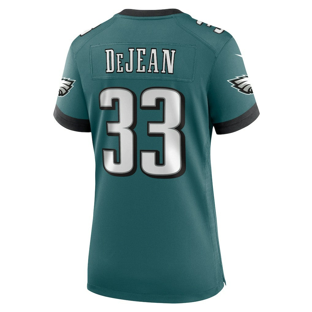 Cooper DeJean Philadelphia Eagles Women's Team Game Jersey - Midnight Green