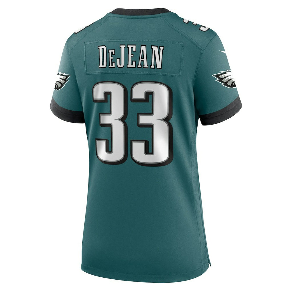 Cooper DeJean Philadelphia Eagles Women's Team Game Jersey - Midnight Green