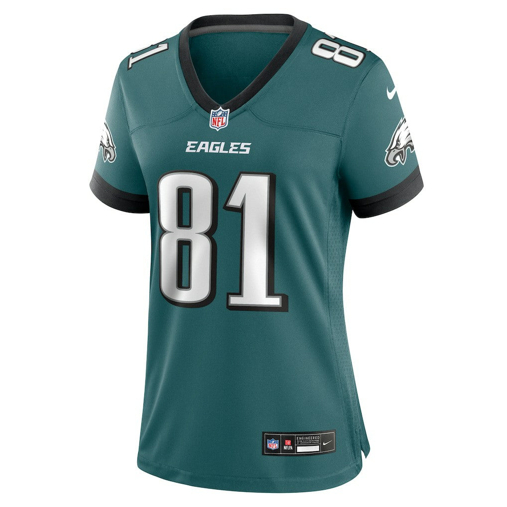 Grant Calcaterra Philadelphia Eagles Women's Team Game Jersey - Midnight Green