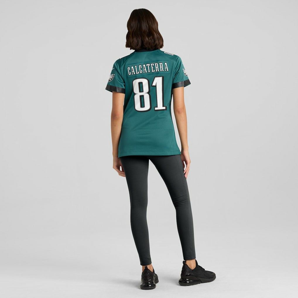 Grant Calcaterra Philadelphia Eagles Women's Team Game Jersey - Midnight Green