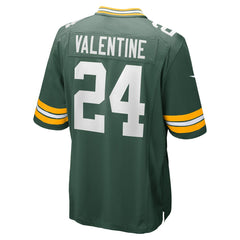 Carrington Valentine Green Bay Packers Game Jersey - Green