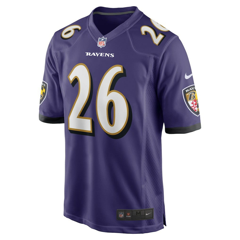 Rasheen Ali Baltimore Ravens Team Game Jersey - Purple