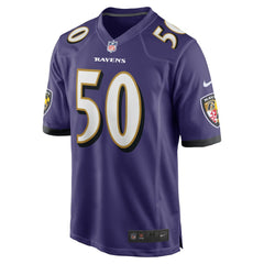 Adisa Isaac Baltimore Ravens Team Game Jersey - Purple