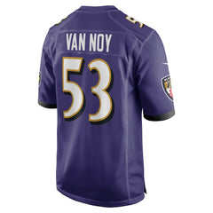 Kyle Van Noy Baltimore Ravens Team Game Jersey - Purple