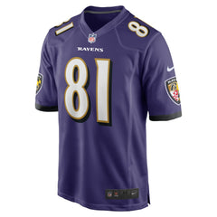 Devontez Walker Baltimore Ravens Team Game Jersey - Purple