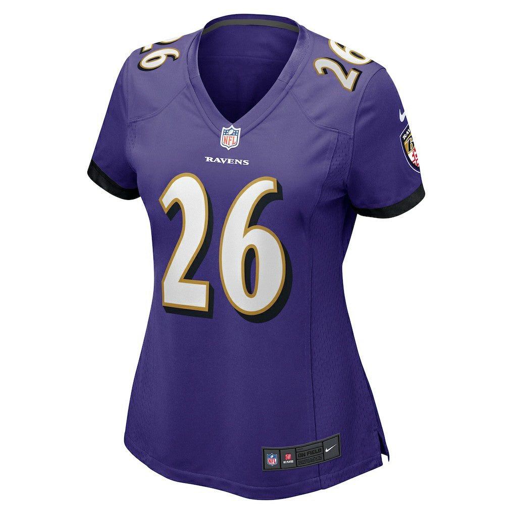 Rasheen Ali Baltimore Ravens Women's Game Jersey - Purple