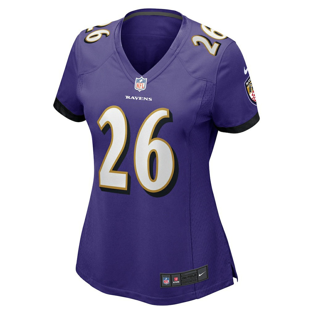 Rasheen Ali Baltimore Ravens Women's Game Jersey - Purple