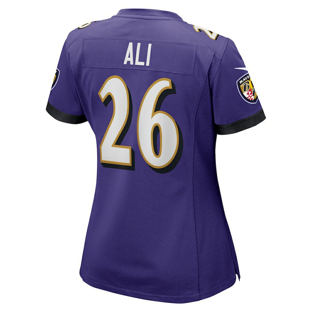 Rasheen Ali Baltimore Ravens Women's Game Jersey - Purple