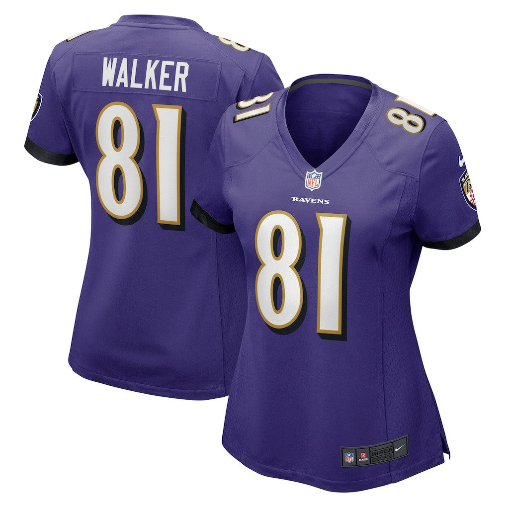 Devontez Walker Baltimore Ravens Women's Game Jersey - Purple