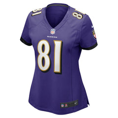 Devontez Walker Baltimore Ravens Women's Game Jersey - Purple