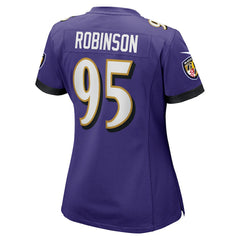 Tavius Robinson Baltimore Ravens Women's Game Jersey - Purple