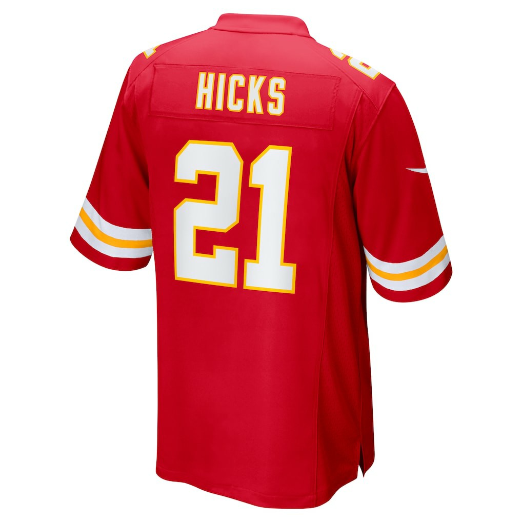 Jaden Hicks Kansas City Chiefs Game Jersey - Red