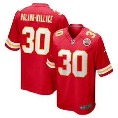 Chris Roland-Wallace Kansas City Chiefs Game Jersey - Red