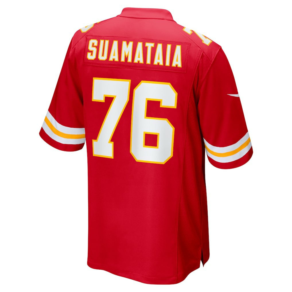 Kingsley Suamataia Kansas City Chiefs Game Jersey - Red