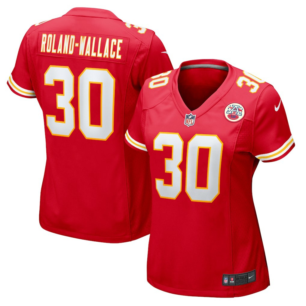 Chris Roland-Wallace Kansas City Chiefs Women's Game Jersey - Red