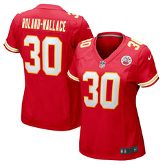 Chris Roland-Wallace Kansas City Chiefs Women's Game Jersey - Red