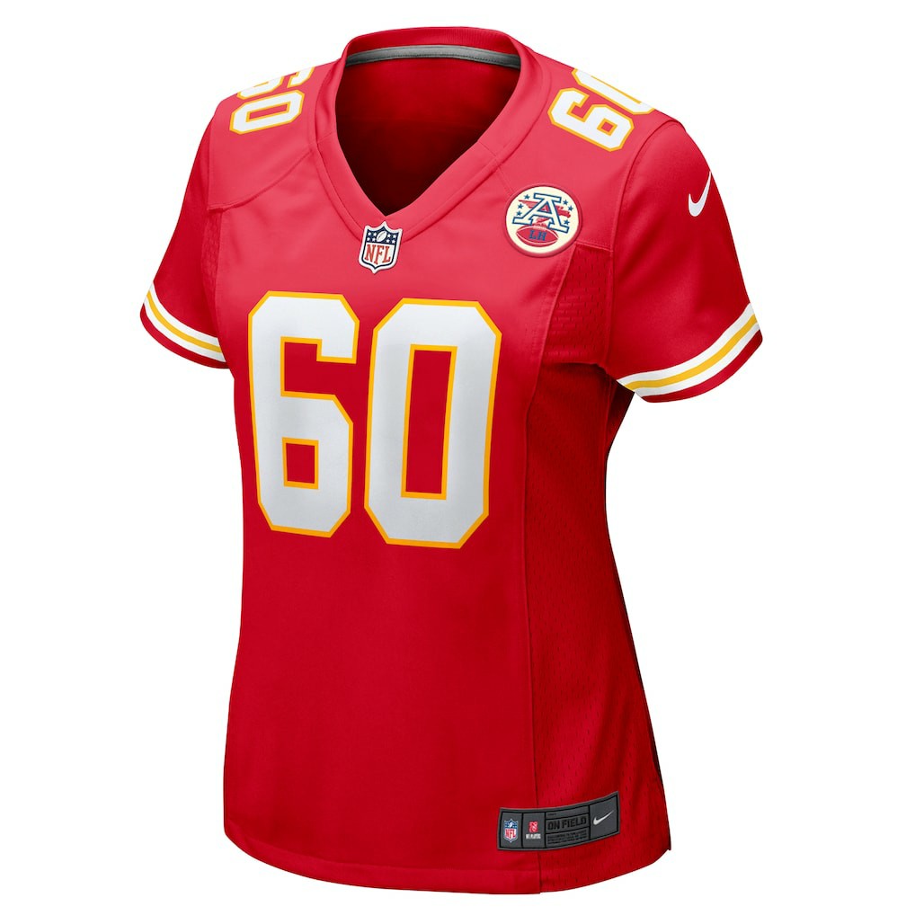 Hunter Nourzad Kansas City Chiefs Women's Game Jersey - Red
