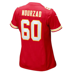 Hunter Nourzad Kansas City Chiefs Women's Game Jersey - Red