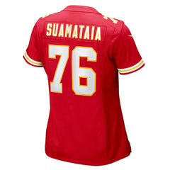 Kingsley Suamataia Kansas City Chiefs Women's Game Jersey - Red