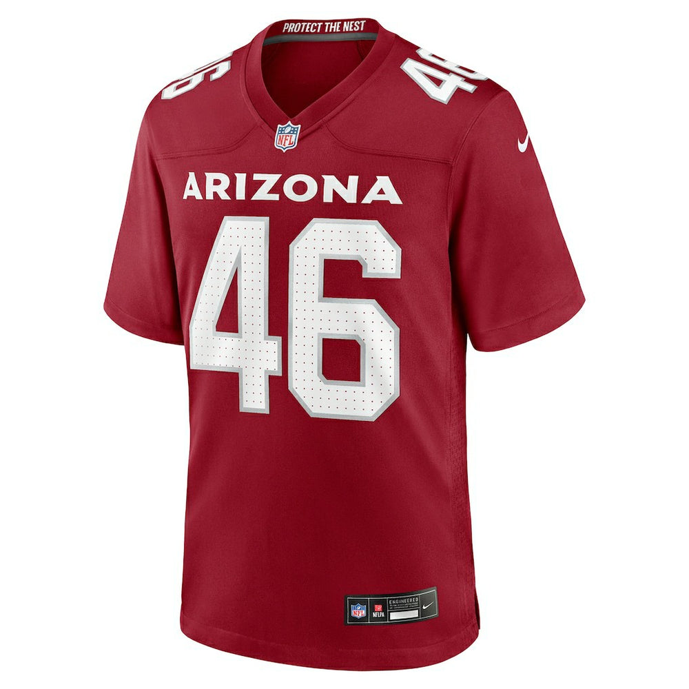 Aaron Brewer Arizona Cardinals Team Game Jersey - Cardinal