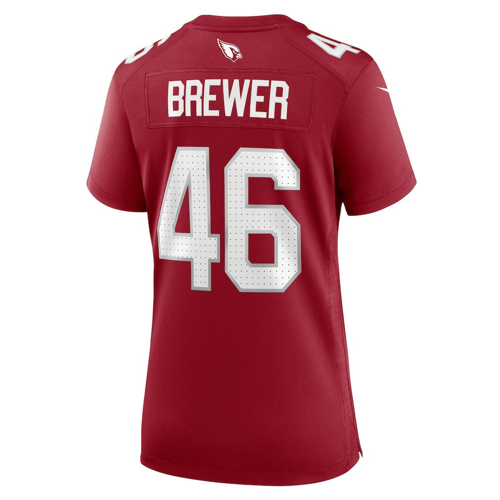Aaron Brewer Arizona Cardinals Women's Game Jersey - Cardinal