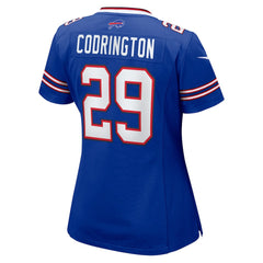 Brandon Codrington Buffalo Bills Women's Game Jersey - Royal