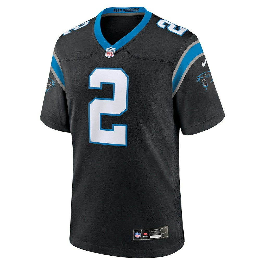 Mike Jackson Carolina Panthers Game Jersey - Black
