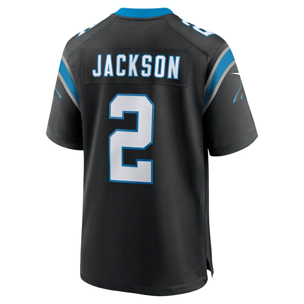 Mike Jackson Carolina Panthers Game Jersey - Black