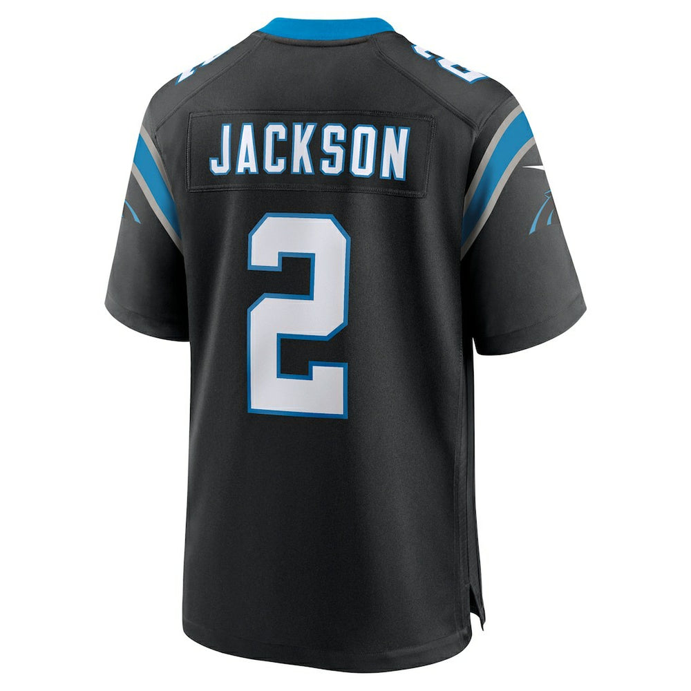 Mike Jackson Carolina Panthers Game Jersey - Black