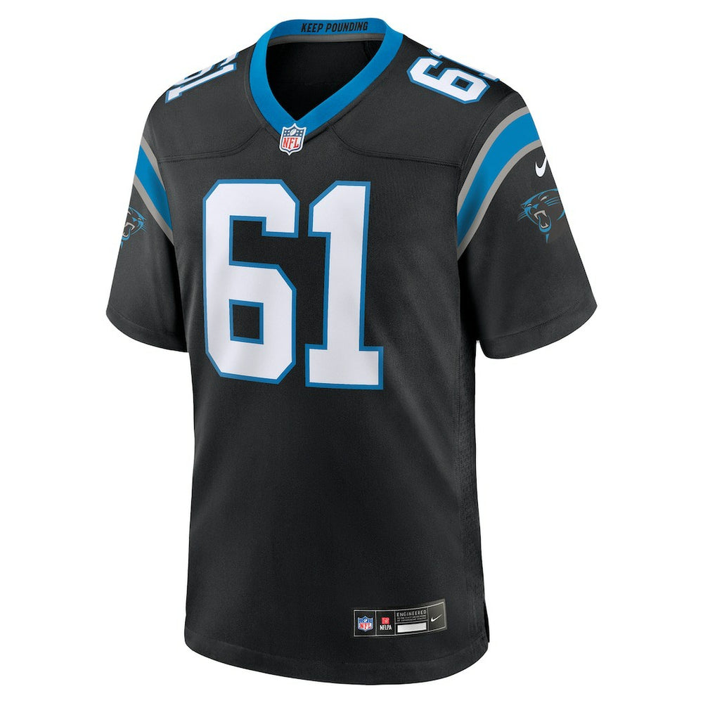 Jarrett Kingston Carolina Panthers Game Jersey - Black