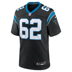 Chandler Zavala Carolina Panthers Game Jersey - Black