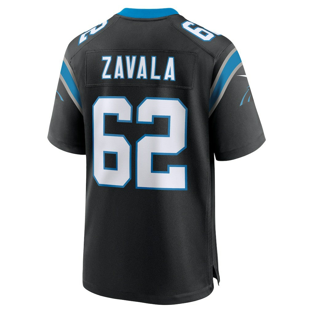 Chandler Zavala Carolina Panthers Game Jersey - Black