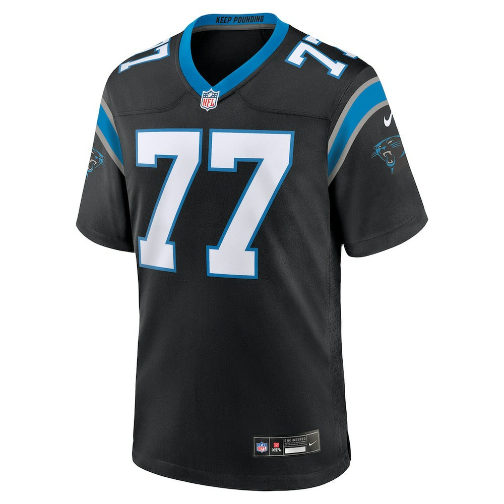 Yosh Nijman Carolina Panthers Game Jersey - Black