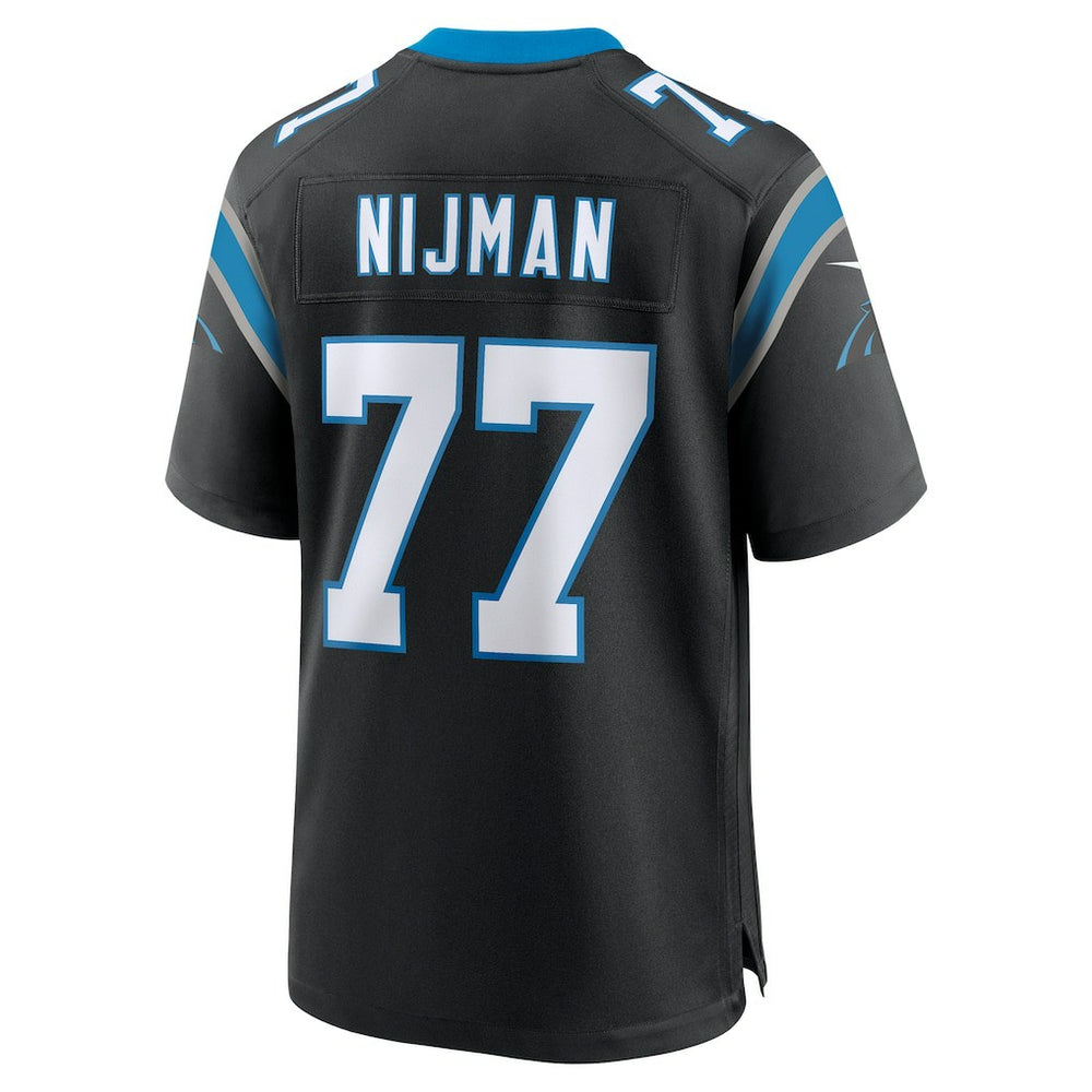 Yosh Nijman Carolina Panthers Game Jersey - Black