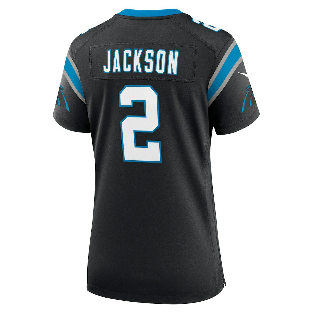 Mike Jackson Carolina Panthers Women's Game Jersey - Black
