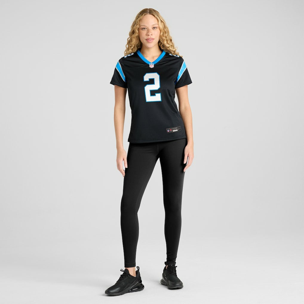 Mike Jackson Carolina Panthers Women's Game Jersey - Black