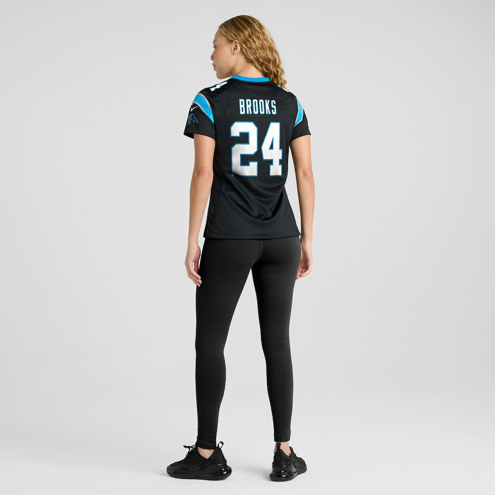 Jonathon Brooks Carolina Panthers Women's Game Jersey - Black