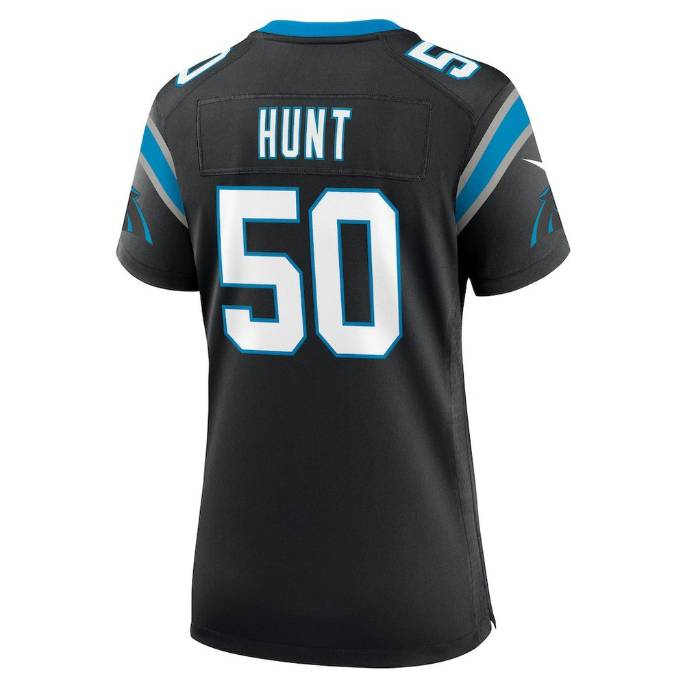 Robert Hunt Carolina Panthers Women's Game Jersey - Black