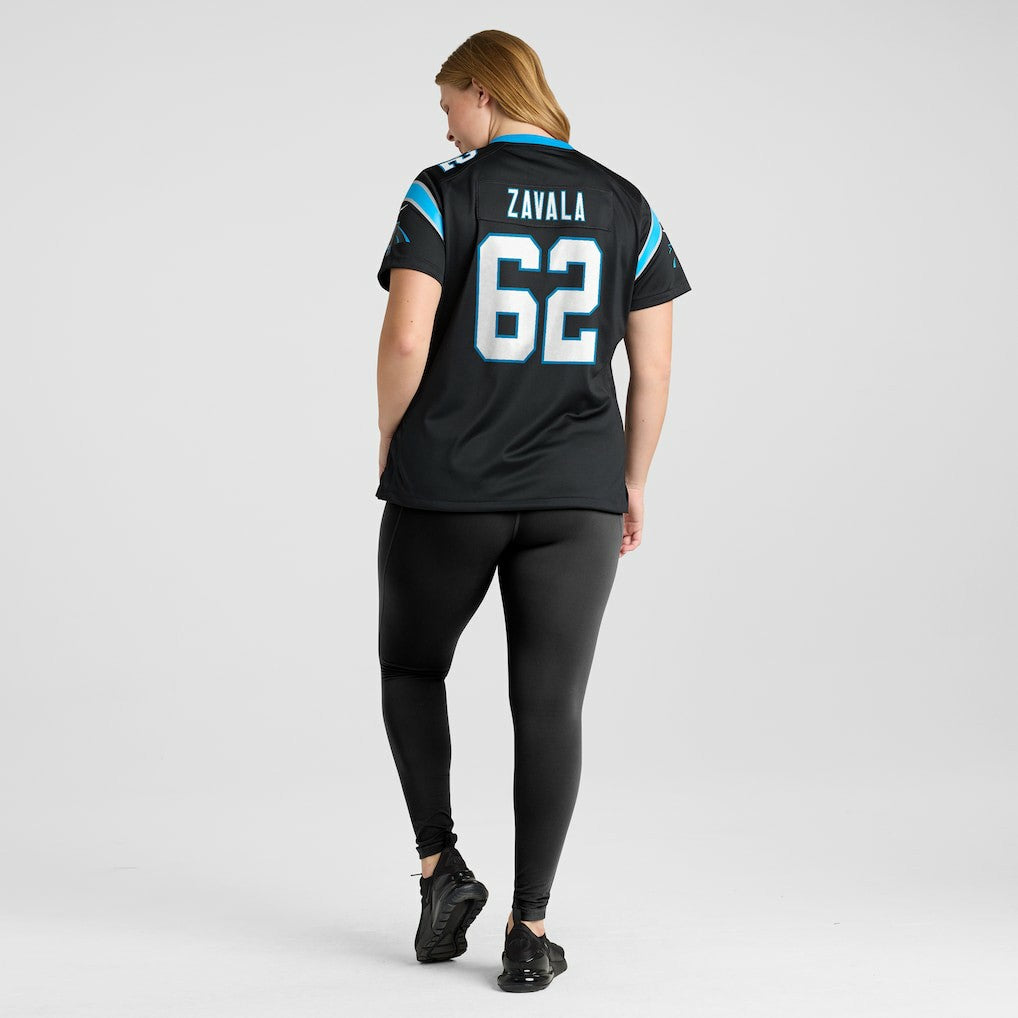Chandler Zavala Carolina Panthers Women's Game Jersey - Black