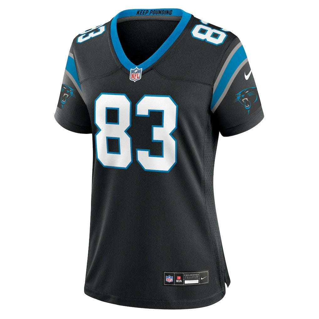 David Moore Carolina Panthers Women's Game Jersey - Black