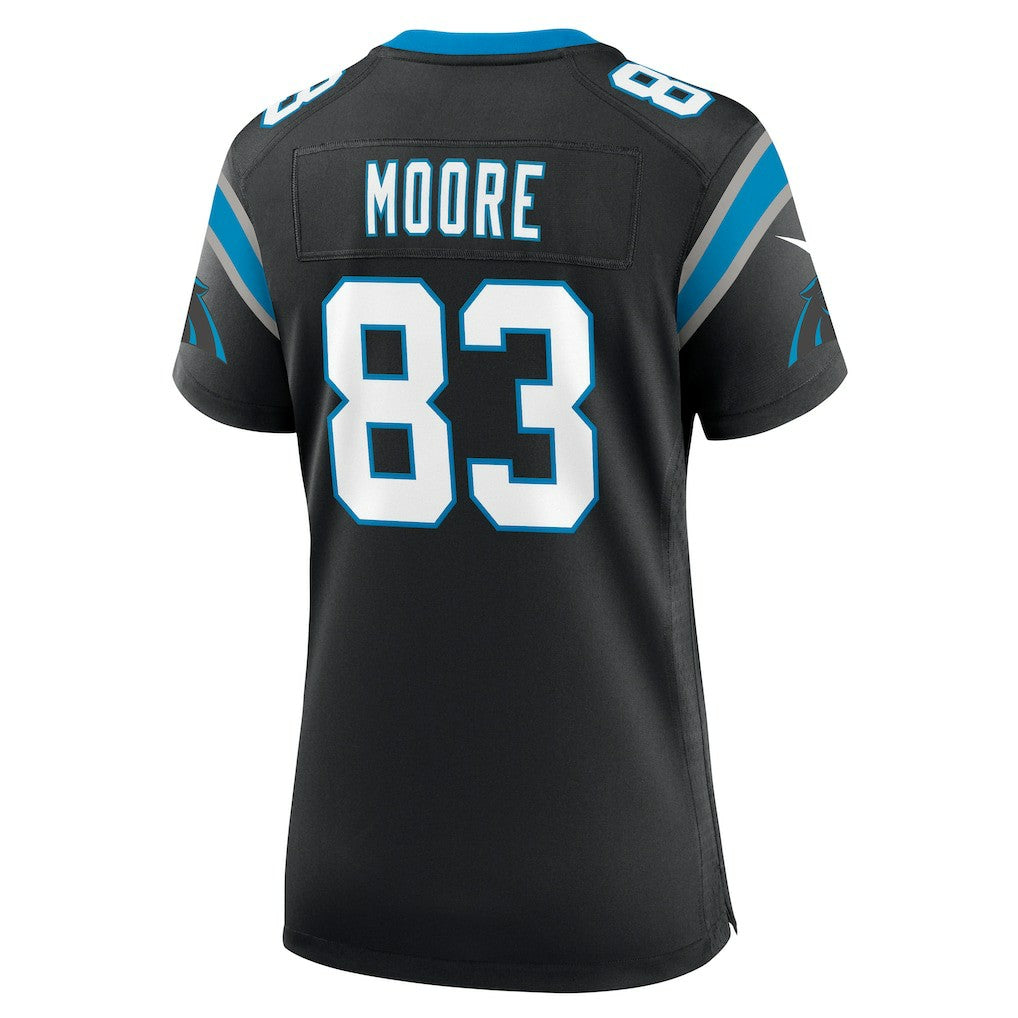 David Moore Carolina Panthers Women's Game Jersey - Black