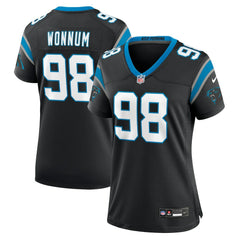 D.J. Wonnum Carolina Panthers Women's Game Jersey - Black