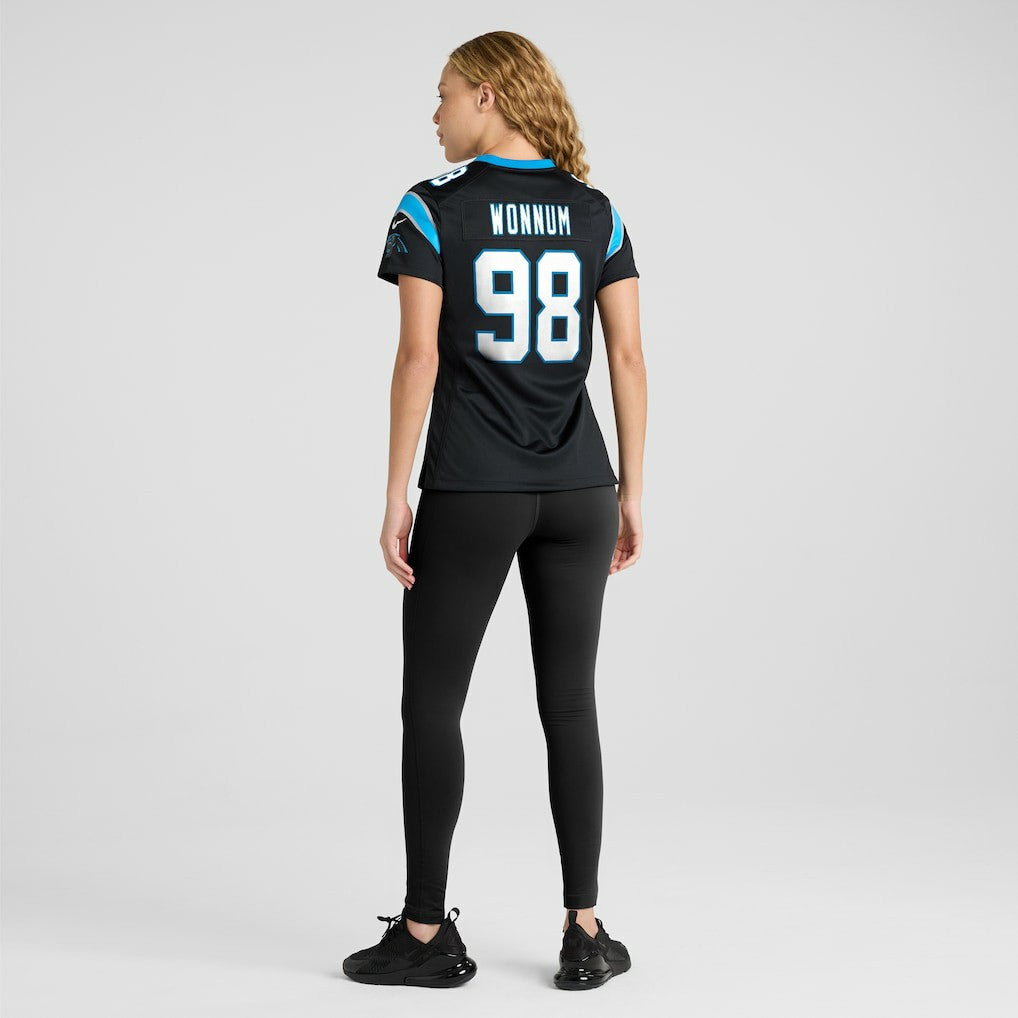 D.J. Wonnum Carolina Panthers Women's Game Jersey - Black